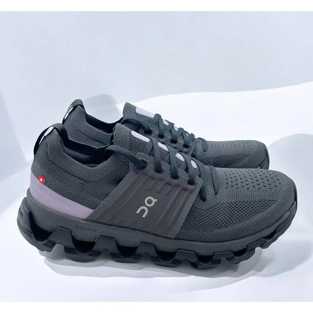 On Cloudswift 3 Womens Athletic Shoes 9 EU 40.5 Black Purple NIB_3